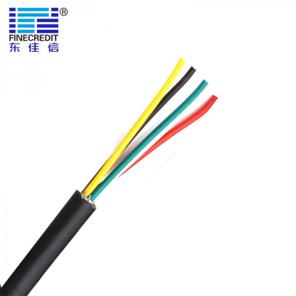 Quality AWM2464 22AWG 3Cores Multi Conductor Shielded Cable PVC Insulated Power Cord Control Cable for sale