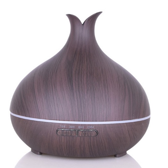 Quality ISO9001 2.4MHZ Wood Grain Aroma Diffuser 400ML Air Freshener for sale
