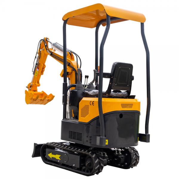 Quality 1Ton Four Legged Shed Mini Crawler Excavator Low Consumption for sale