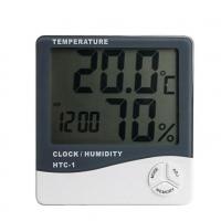 China Hygrometer Indoor Temperature Thermometer Kampa HTC-1  Humidity Meter digital alarm clock LCD for sale