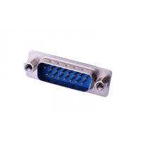 China Custom 15 Pin D Sub Male Connector , VGA 15 Pin D Type Connector Phosphor Bronze factory