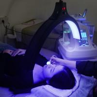 China Photon Theraphy Skin Rejuvenation LED Half Moon Light 3 Color Eyelash Extension Light RF Anti Aging factory