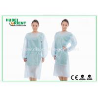 China Hydrophilic PP PE Disposable Isolation Gowns For Hospital factory