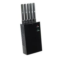China Mini Handheld Mobile Phone And Gps Signal Jammer , Wifi Scrambler Device 3W factory