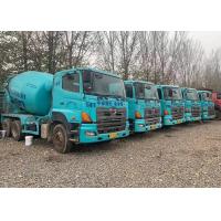 Quality Hino 700 Chassis 10cbm Concrete Mixing Trucks , Cement Mixer Lorry Second Hand for sale