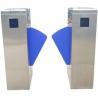 China Vertical Flap Barrier Gate Small Size 550mm Wide Lane , Speed Gate Systems factory