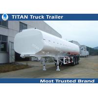 China Stainless steel Tanker Trailer for food grade , milk , chemical and liquid for sale