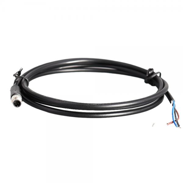Quality Tinned Pig Tail Electric Waterproof Cable Assemblies 4 Pin Male To Female M5 for sale