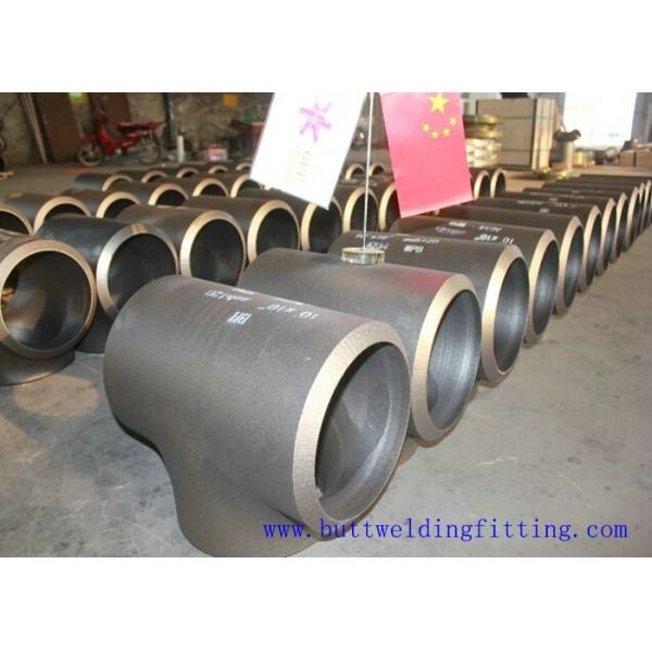 Quality seamless Stainless Steel Tee , single slit pipe wall thickness 1 / 2 " NPS Sch5S for sale