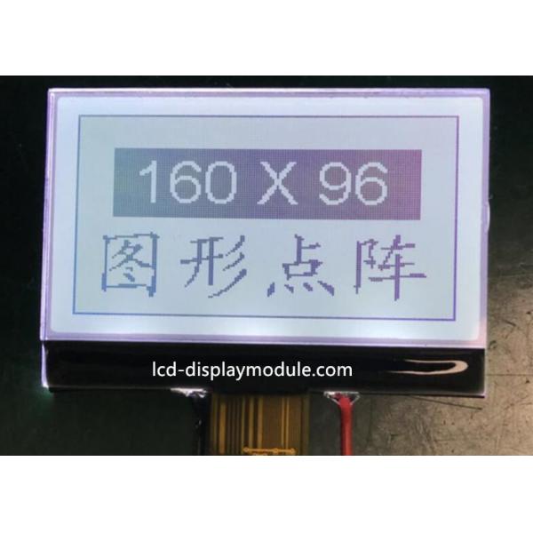 Quality 6 O ' Clock COG LCD Module , 160 X 96 ISO 14001 White LED FSTN LCD Module for sale