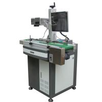 China Laser Engraving Machine For Aluminum Tags , Fiber Laser Marker 0.15mm Minimum Character factory