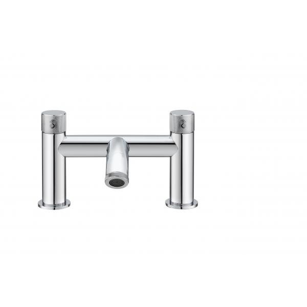 Quality Ceramic Modern Bath Shower Mixer One Hole Chrome Finish Faucets for sale