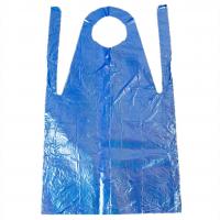 China Waterproof Disposable PE Plastic Apron Blue / White / Green / Red Kitchen / Food Industry factory