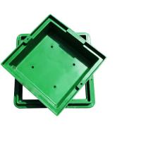 china Eco Friendly Lawn Manhole Cover For Garden Green Plate FRP SMC 600mm