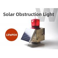 Quality Medium Intensity ICAO Type B Obstruction Light IP67 Solar Powered Aviation Light for sale