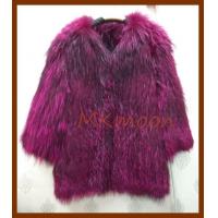China knitted Fox fur coat -R125# factory