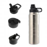 China Outdoor Double Wall 18 8 Stainless Steel Water Bottle, Custom Branded Vacuum Insulation Sports Vacuum Flask 20 oz & 30 oz factory