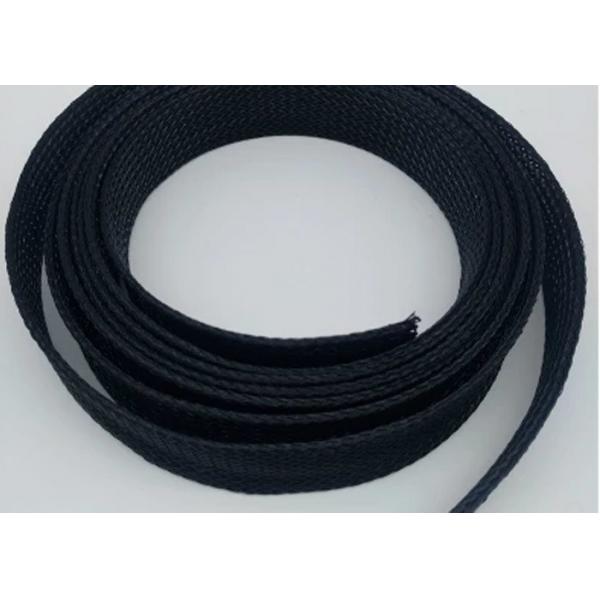 Quality Soft PET Expandable Braided Sleeving For High Temperature Electric Wire for sale
