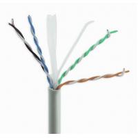 Quality Grey CCA Cat6a Solid Cable , High Speed 10Gbps Cable Cat6a UTP for sale