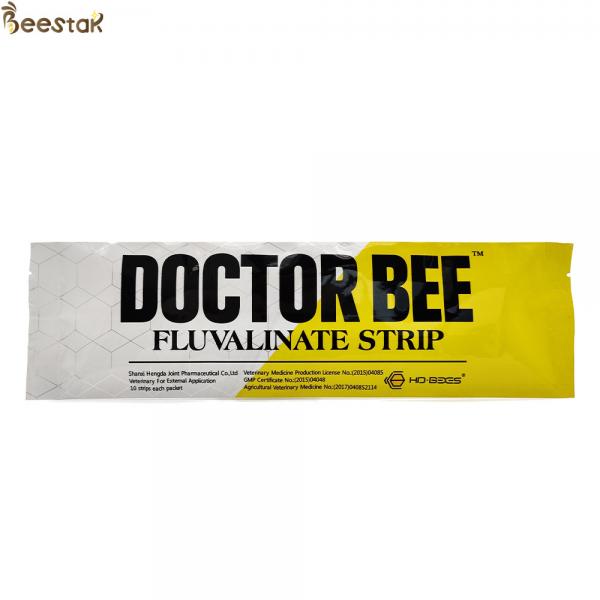 Quality Doctor Bee ( 10 Strips ) Bee Medicine Against Varroa Bee Mites Fluvalinate Strip for sale