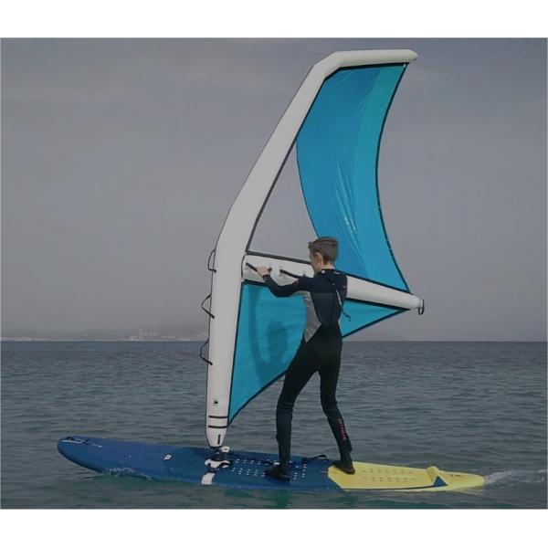Quality Portable 3.5m Inflatable Windsurfing Sail With 2.3m Boom Length for sale