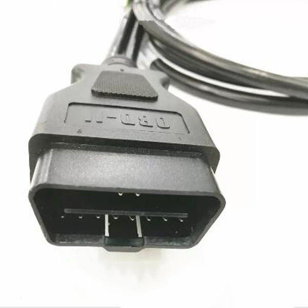 Quality OBD2 Connector Cable Assembly With 16pin Injection Plug For Vehicle Diagnostic for sale