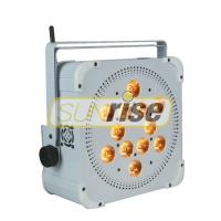 China High Bright Wireless Par Cans Lights , Remote Controlled Wireless Led Lights factory