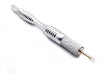China Stainless Steel Silver Manual Eyebrow Tattoo Pen For Eyebrow Makeup Secant Line Fog factory