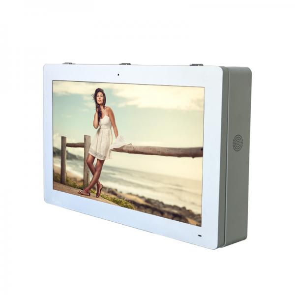 Quality Wall Mounted Outdoor Advertising LCD Display Kiosk 65 Inch Touch Screen 2000cd for sale
