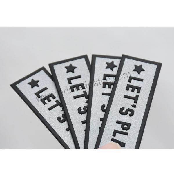 Quality OEKO Flat Printing 3M Reflective Patches 8 Colorway Iron On Clothing Labels for sale