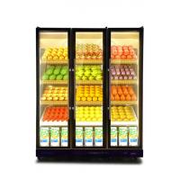 China R134a Bar Refrigerated Showcase Multi Glass Doors Refrigerator 1130L factory