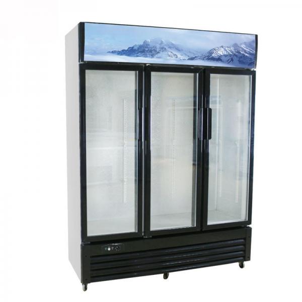 Quality Cold Drinks Commercial 1000L Vertical Glass Door Freezer for sale