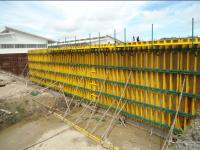 China Custom Concrete Wall Formwork With H20 Timber Beam For Building factory