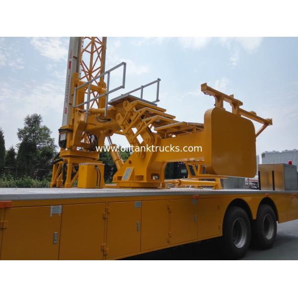 15m Aluminum 800kg Load Bridge Inspection Truck / Truck Mounted Access ...