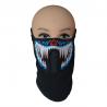 China Riding&Snowboarding led Mask  Breathable Party decoration flashing el panel sound activated Rave Mask Scary monsterteeth factory