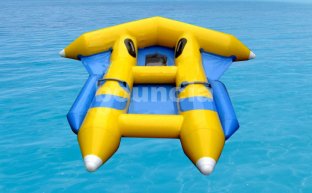 Quality 2 Persons Towable Inflatable Flying Fish With Durable PVC Tarpaulin for sale