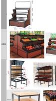 China supermarket vegetable and fruit display rack, fruit display stand factory