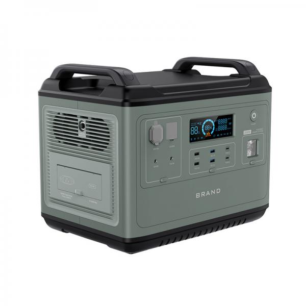Quality LiFePO4 2000Wh AC Portable Power Supply , Rechargeable 2KW Solar Generator for sale