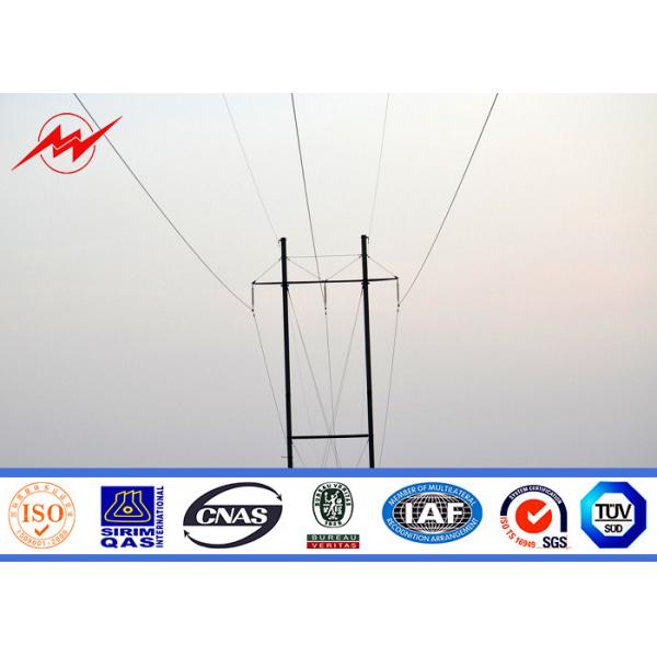 Quality Steel Tubular Generation Transmission Line Poles Tensile Strength 470 Mpa - 630 Mpa for sale