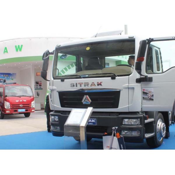 Quality 4X2 LHD 290HP Commercial Truck And Van With 5600*2300*600mm Body Cargo for sale