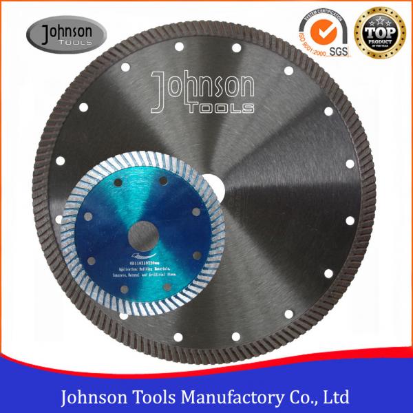 Quality High Efficiency 110-230mm Diamond Saw Blades Sintered Hot Pressed Turbo Stone for sale