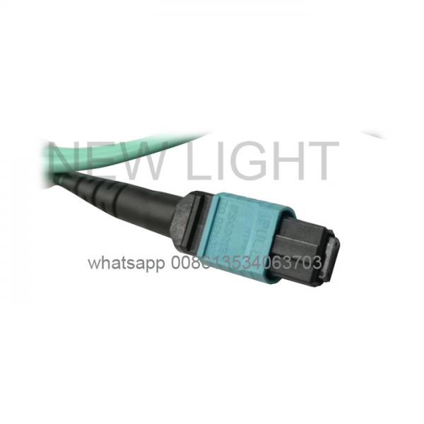 Quality MTP Female OM3 MPO MTP Cable Polarity B For QSFP+ And QSFP28 Transceivers for sale