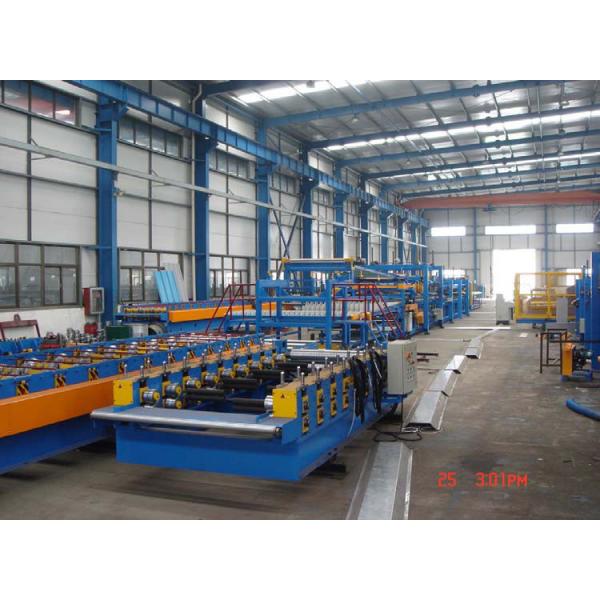 Quality Chrome Coating House Wall 0.3mm EPS Sandwich Panel Machine for sale