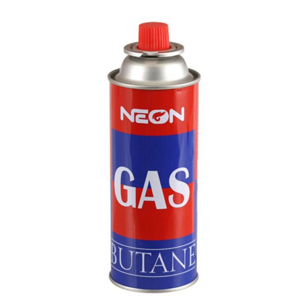 Quality Empty Straight Wall Camping Butane Gas Canister Metal Tin 65mm Diameter for sale