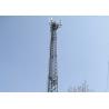 China Steel Tubular Communication Antenna Tower , 4 Legged Outdoor Antenna Tower factory