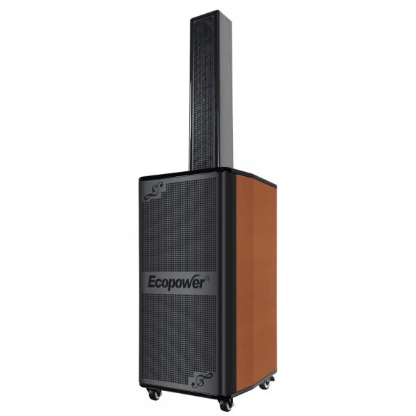 Quality Wood Linear Array Speaker 45Hz - 20KHz Karaoke Powered Active Speaker for sale