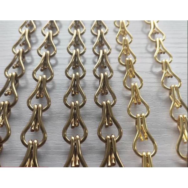 Quality 0.8*2m 0.9*1.8m Architectural Metal Mesh 1060 3003 Aluminium Chain Link Fly for sale