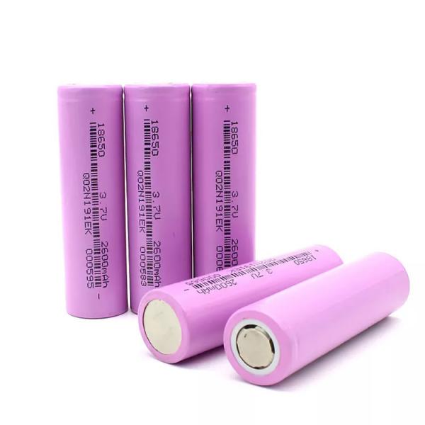 Quality LiFePO4 Lithium Battery OEM ODM 3.7V 2200mah 2400mah 2600mah 3000mah 18650 for sale