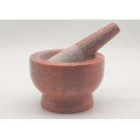 Quality Food Grade Granite Small Mortar And Pestle Fancy Custom Durable Kitchen Tool for sale