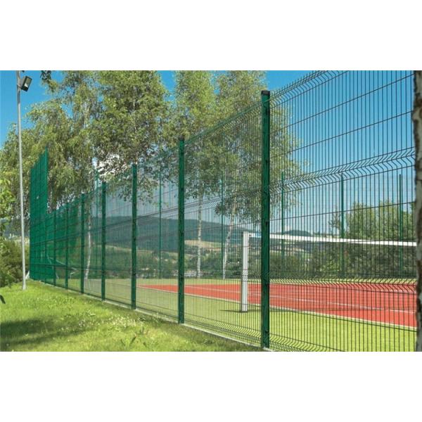 Quality 50x200mm 3D Curved Wire Mesh Fence PVC Coated Fencing Customized for sale